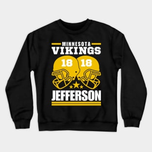 Minnesota Vikings Jefferson 18 American Football Retro Crewneck Sweatshirt